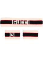 Gucci Elastic Gucci Stripe Headband - Neutrals