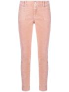 Closed Pocket Front Jeans - Pink & Purple