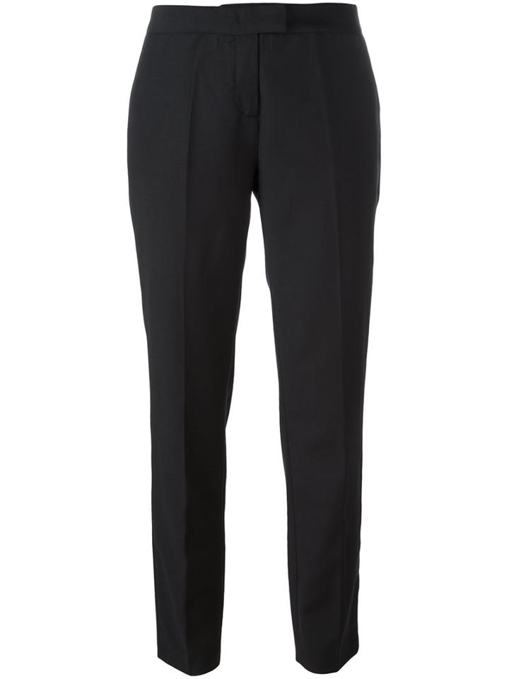 Christian Pellizzari Straight Leg Trousers, Women's, Size: 44, Black, Viscose/virgin Wool