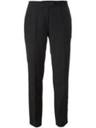 Christian Pellizzari Straight Leg Trousers, Women's, Size: 44, Black, Viscose/virgin Wool