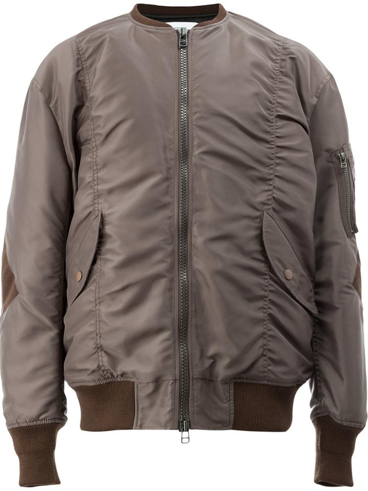 Facetasm Bomber Jacket - Brown