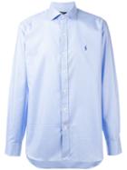 Polo Ralph Lauren Houndstooth Shirt, Men's, Size: 15, Blue, Cotton