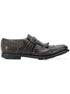 Church's Studded Buckle Loafers - Brown