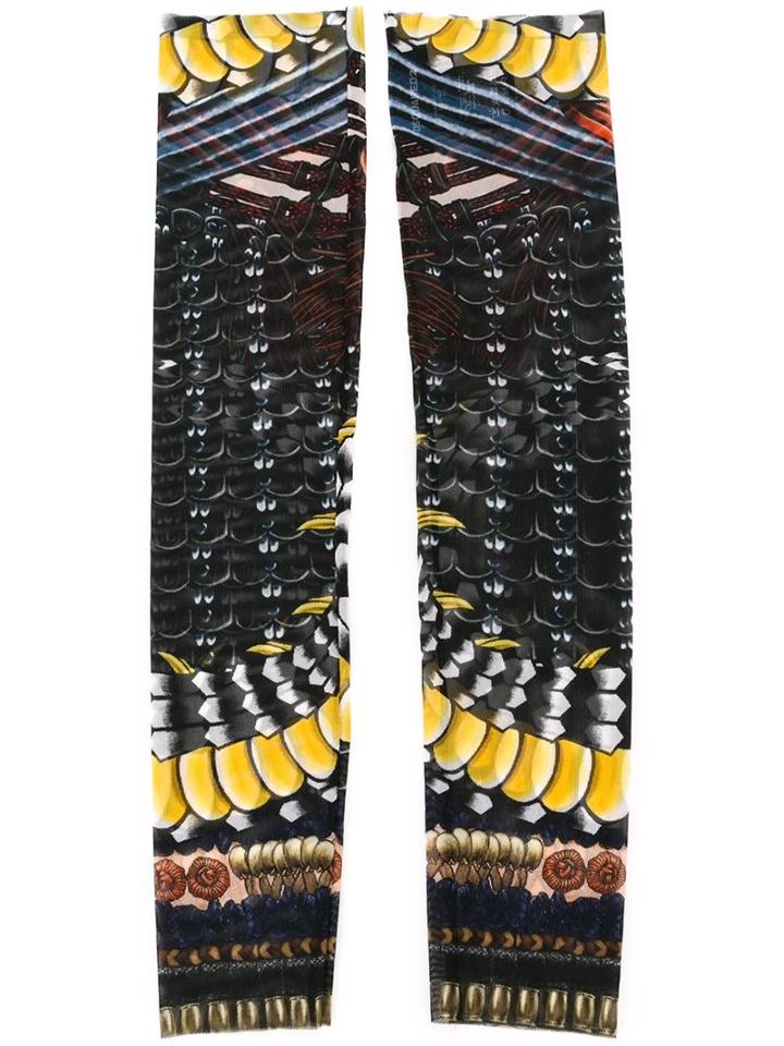 Dsquared2 Tattoo Print Gloves, Men's, Polyamide/spandex/elastane