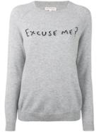 Chinti & Parker Cashmere Excuse Me Sweater - Grey