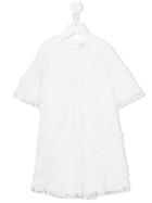 Il Gufo Floral Tulle Dress, Girl's, Size: 6 Yrs, White
