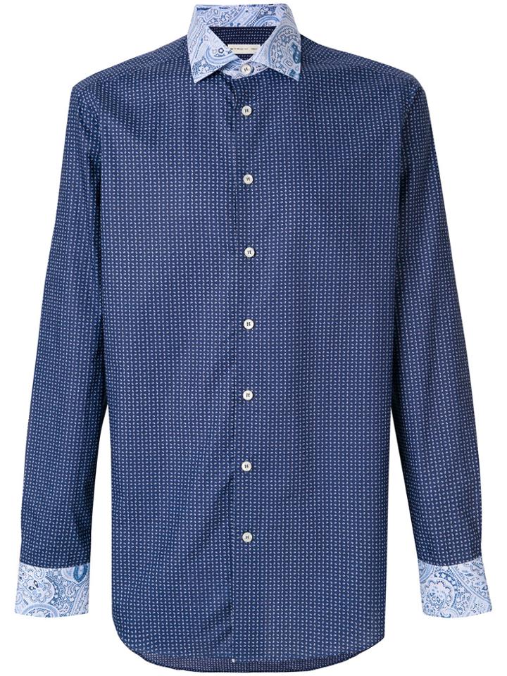 Etro Front Buttoned Casual Shirt - Blue