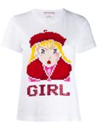 Comme Des Garçons Girl 'girl' Print T-shirt - White