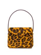 Edie Parker Hot Leopard-print Box Bag - Yellow