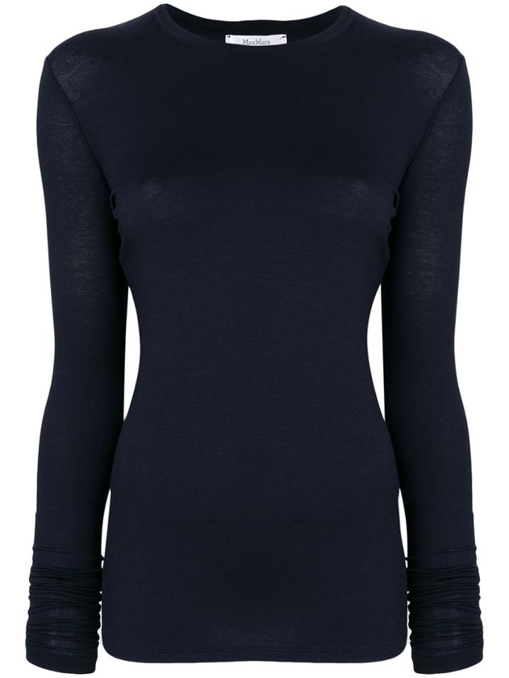 Max Mara Fitted Top - Blue