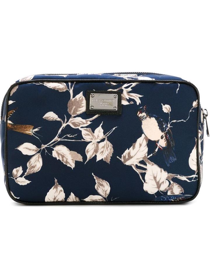 Dolce & Gabbana Bird Print Wash Bag