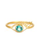 Marie Helene De Taillac 22kt Gold Eye Ring, Women's, Size: 3, Metallic