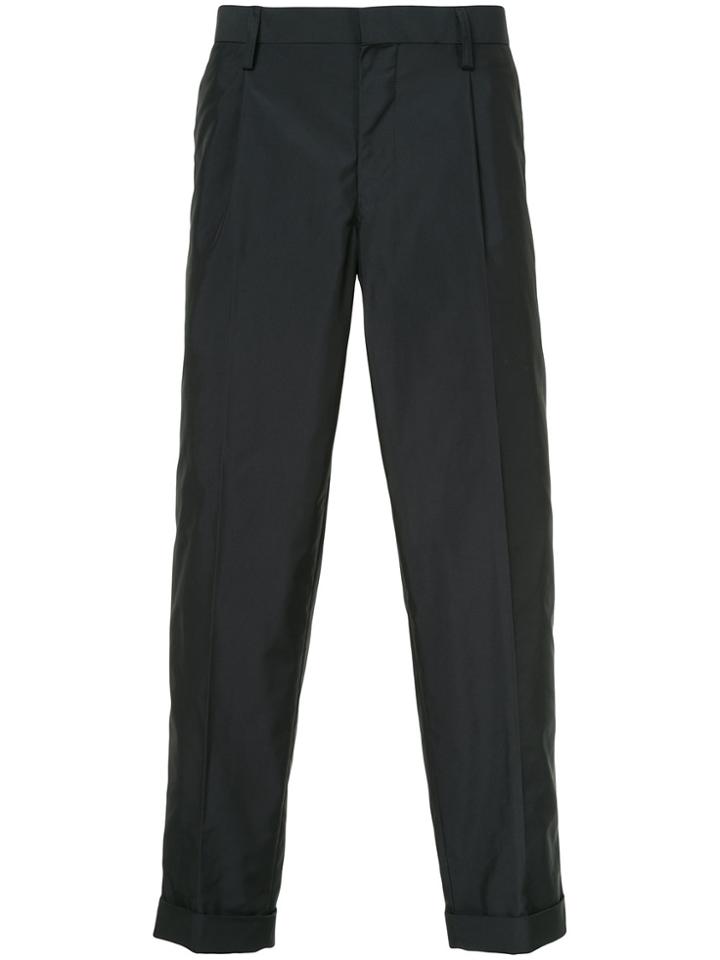 Kolor Cropped Tailored Trousers - Blue