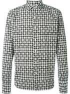 Gabriele Pasini Printed Shirt, Men's, Size: 39, Black, Cotton