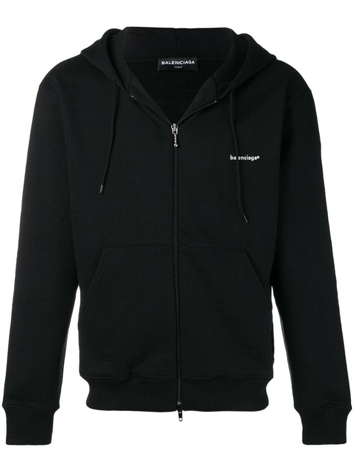 Balenciaga Cardigan Hoodie - Black