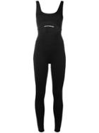 Live The Process Front Cut-out Jumpsuit - Black