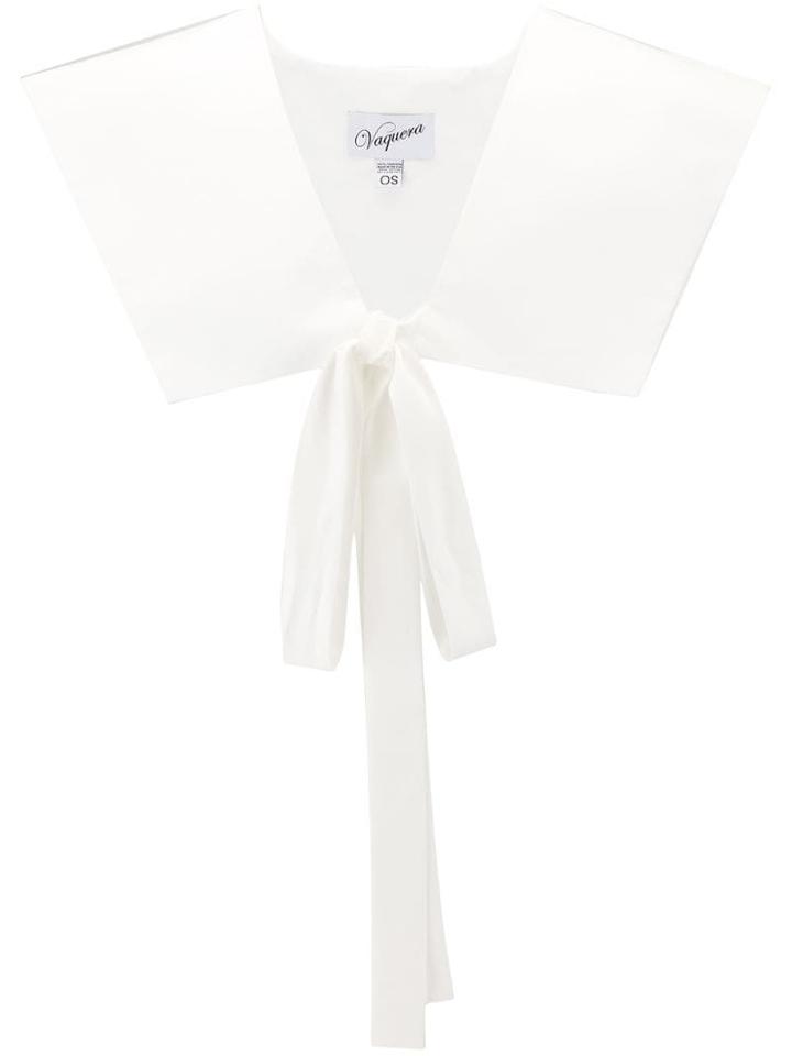 Vaquera Sailor Collar Scarf - White