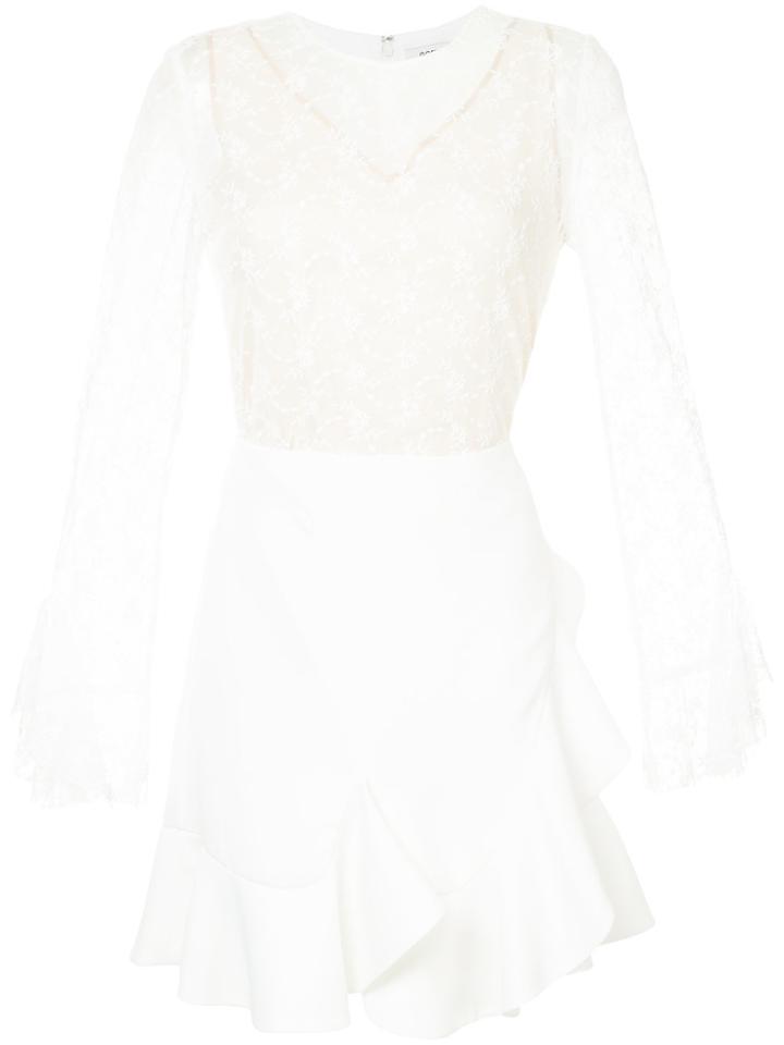 Goen.j Ruffle-trimmed Wrap Dress - White