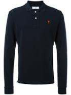 Ami Alexandre Mattiussi - Ami De Coeur Polo Shirt - Men - Cotton - S, Blue, Cotton