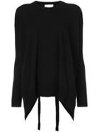 Milo Laced Back Jumper - Black