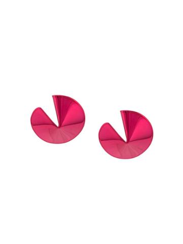 Gaviria Fortune Cookie Earrings - Pink