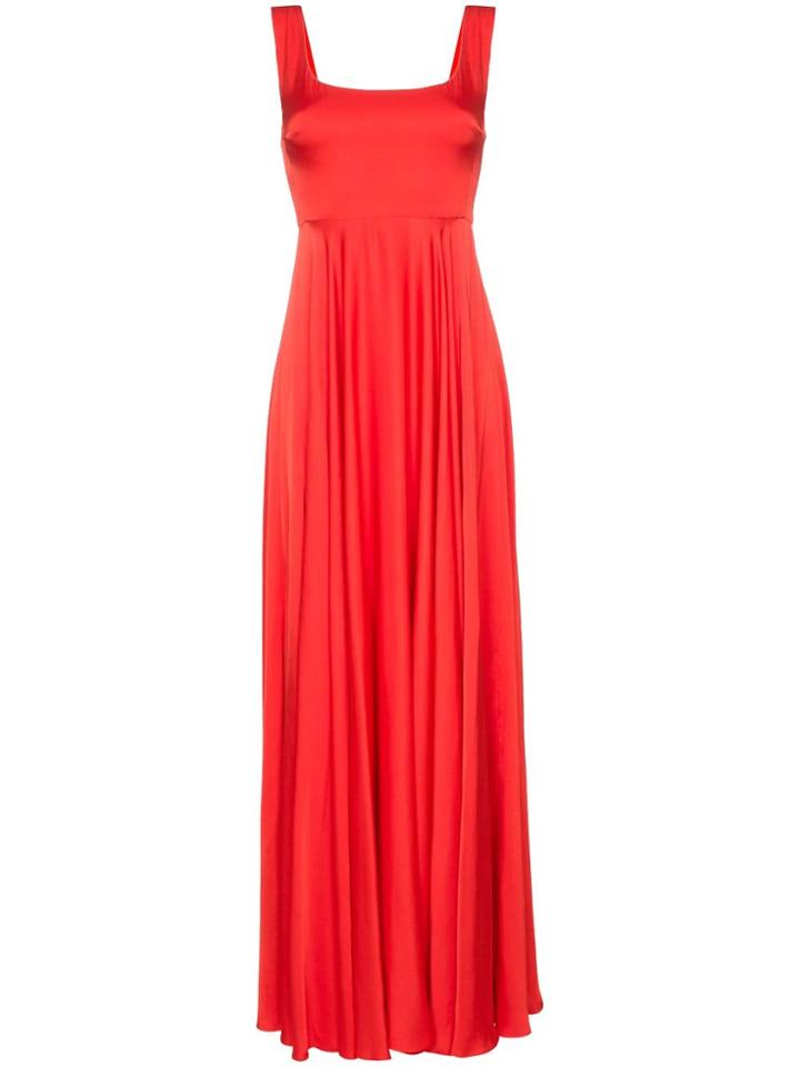 Solace London Naie Satin Maxi-dress - Red