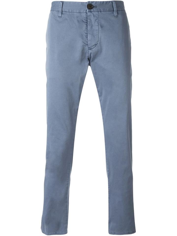 Armani Jeans High Rise Tapered Chinos