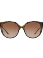 Dolce & Gabbana Eyewear Oversized Tinted Sunglasses - Brown