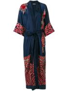 P.a.r.o.s.h. Gomodo Kimono Dress - Blue