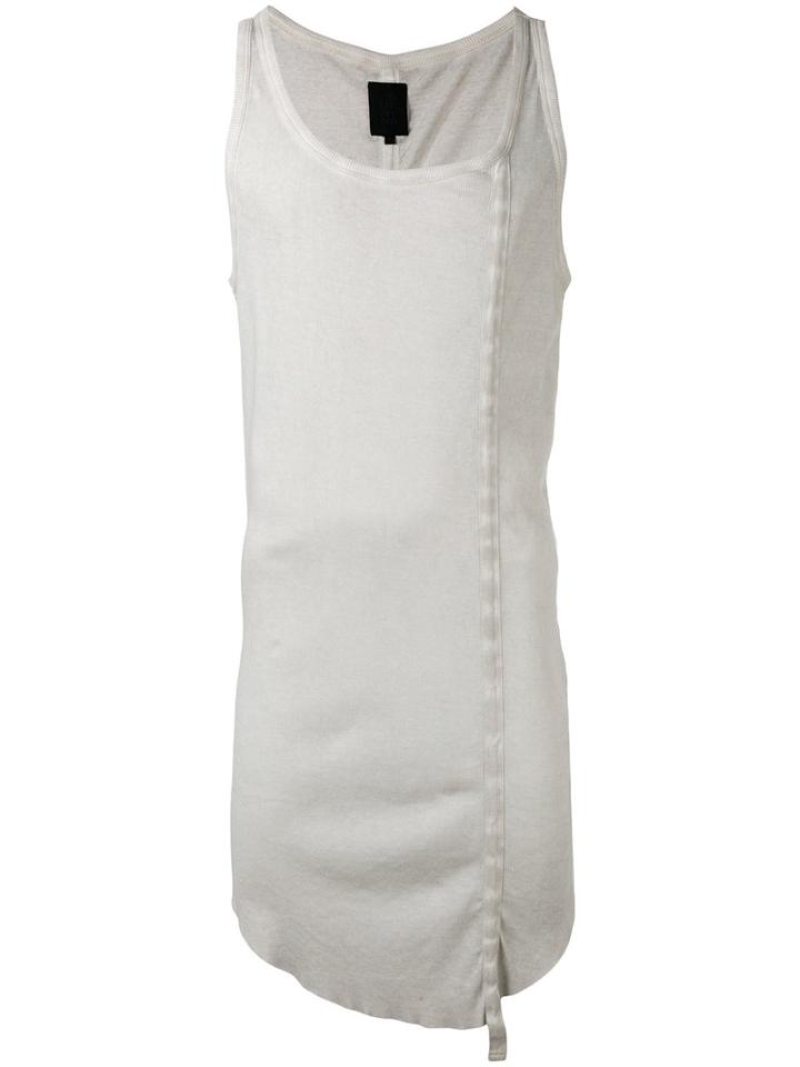 Long Tank Top - Men - Cotton - L, Grey, Cotton, Thom Krom