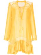 Martha Medeiros Wide Dress - Yellow & Orange
