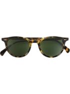 Oliver Peoples 'delray' Sunglasses, Adult Unisex, Brown, Acetate