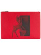 Givenchy Bambi Clutch Bag - Red