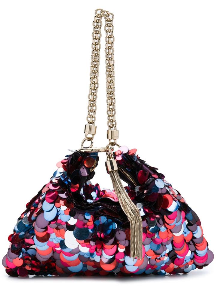 Jimmy Choo Sequin Embellished Callie Bag - Pink
