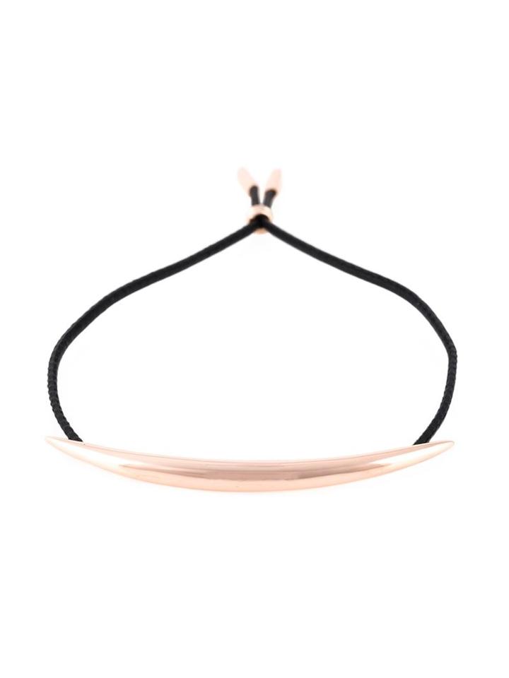 Shaun Leane 'quill' Leather Bracelet, Women's, Metallic