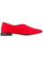 Toga Pulla Stitching Detail Slippers - Red