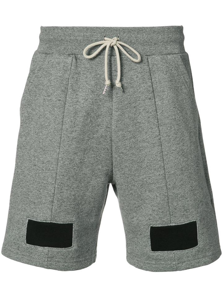John Elliott - Basic Panelled Shorts - Men - Cotton/polyester - L, Grey, Cotton/polyester
