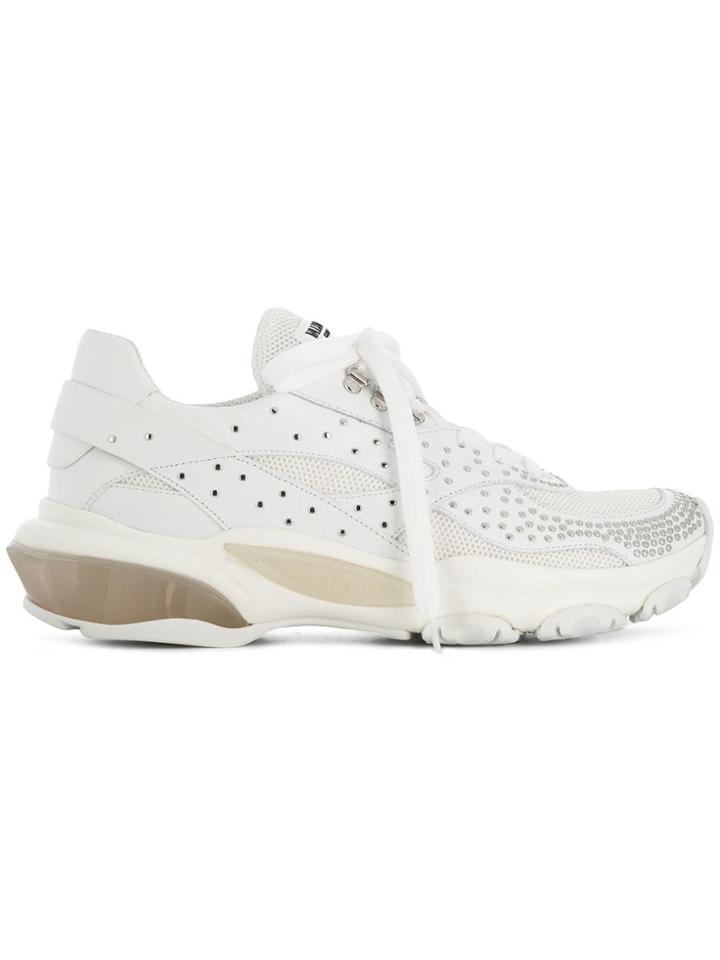 Valentino Valentino Garavani Crystal Runner Sneakers - White