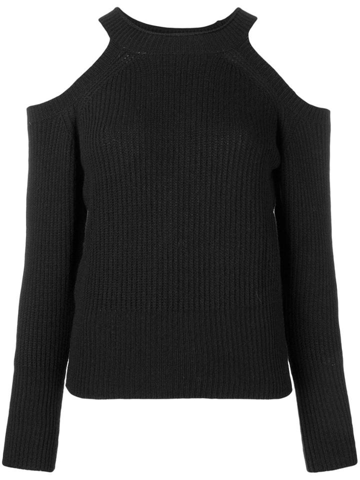 Pinko Cold Shoulder Sweater - Black