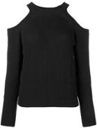 Pinko Cold Shoulder Sweater - Black