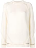 See By Chloé Knit Distressed Jumper - White