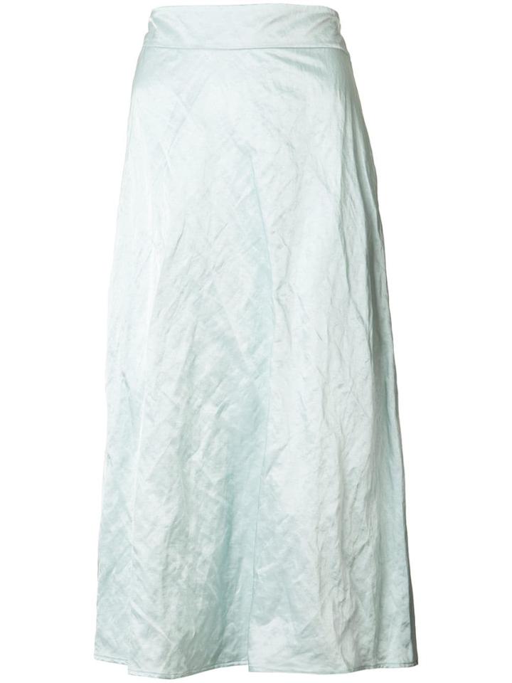 Sies Marjan Ruched Effect Midi Skirt - Blue