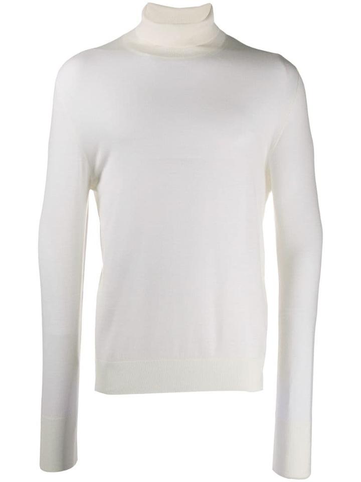 Eleventy Roll-neck Jumper - White