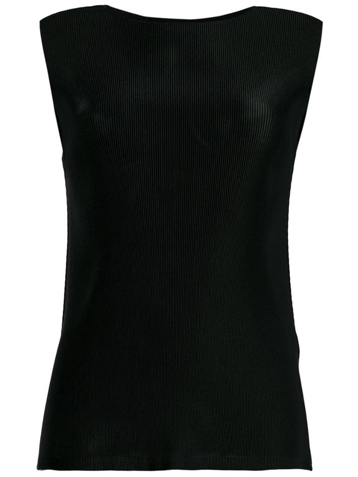 Pleats Please By Issey Miyake Tank Top - Black
