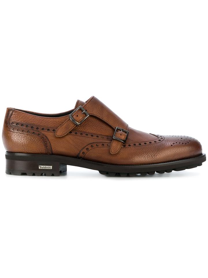 Baldinini Casual Monk Shoes - Brown