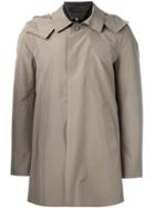 Kiton Detachable Lining Raincoat - Green