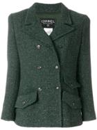 Chanel Vintage Double-breasted Jacket - Green