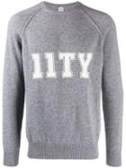 Eleventy Logo Sweatshirt - Grey