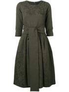 Samantha Sung Waist-tied Flared Midi Dress - Green