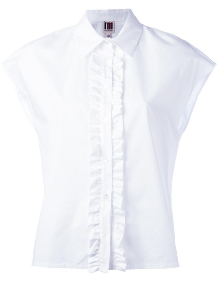 I'm Isola Marras Frill Placket Shirt - White